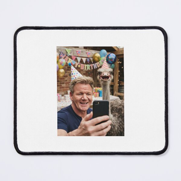 Item preview, Gordon ramsay selfie ostrich ostrichs birthday cake memes happy Funny prank meme gift weird  designed and sold by CheeseBlueprint.