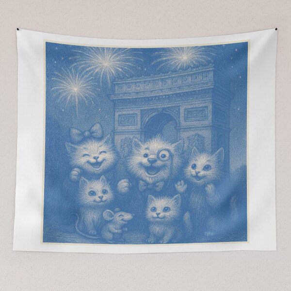 Item preview, Fonulaseries – New Year at Arc de Triomphe designed and sold by FonulaBlue.