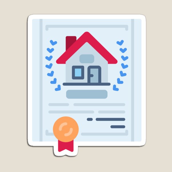Item preview, Property Certificate - Home Ownership Document Sticker for Legal Title designed and sold by Tr Creative Design.