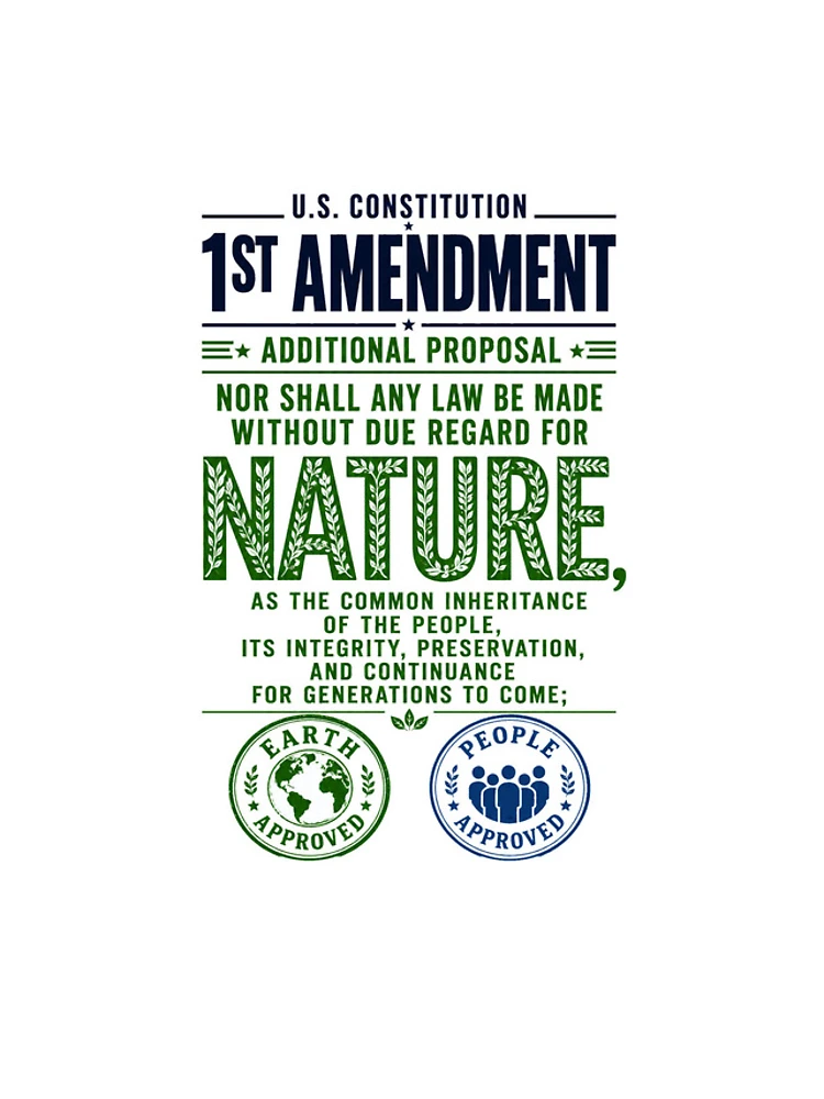 Thumbnail 4 of 4, iPhone Case, First Amendment Nature Rights Proposal designed and sold by VisualWeight.