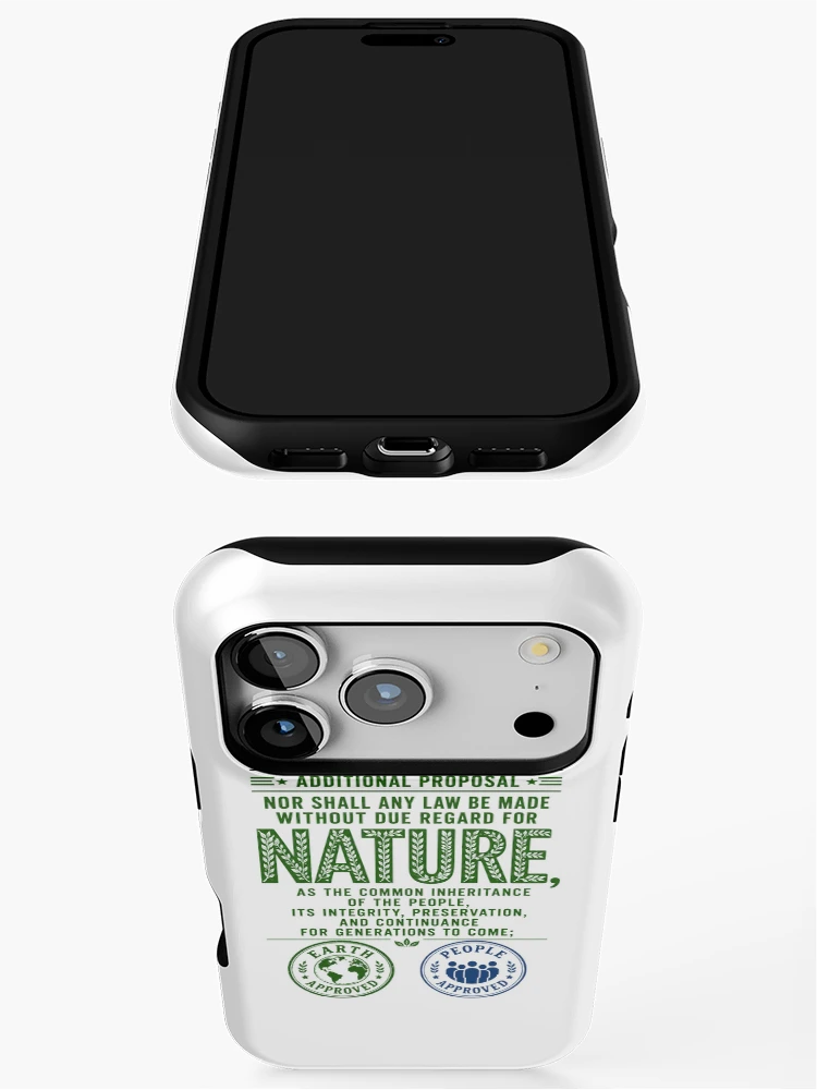 Thumbnail 3 of 4, iPhone Case, First Amendment Nature Rights Proposal designed and sold by VisualWeight.