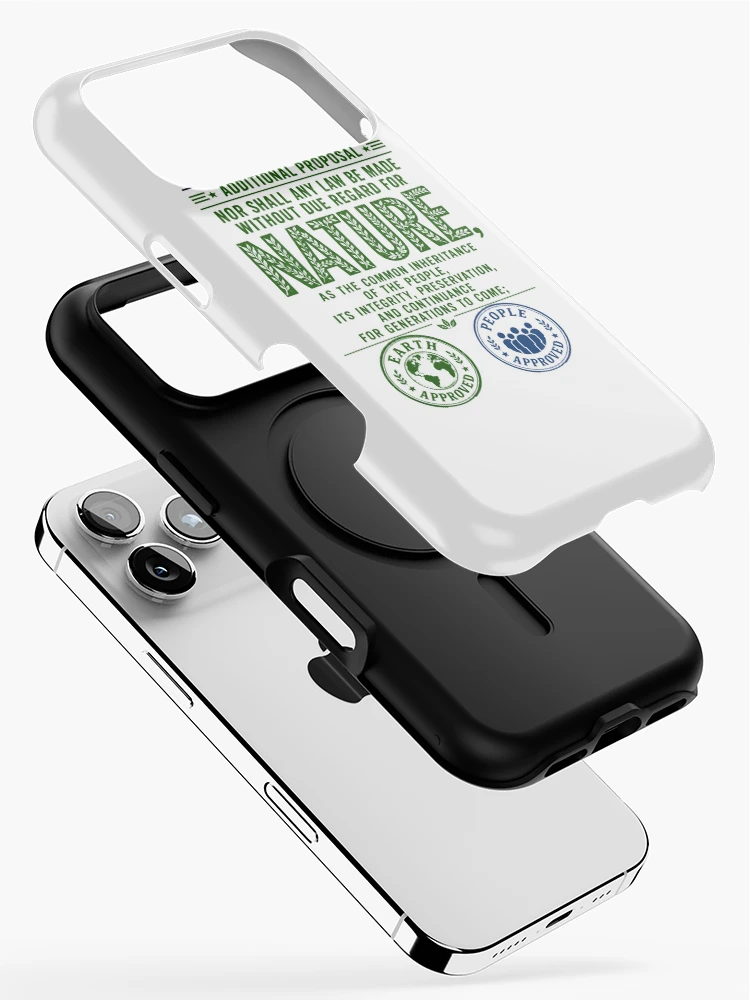 Thumbnail 2 of 4, iPhone Case, First Amendment Nature Rights Proposal designed and sold by VisualWeight.