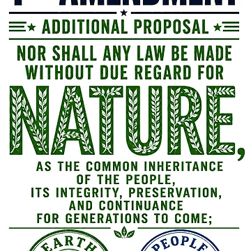 Artwork thumbnail, First Amendment Nature Rights Proposal by VisualWeight