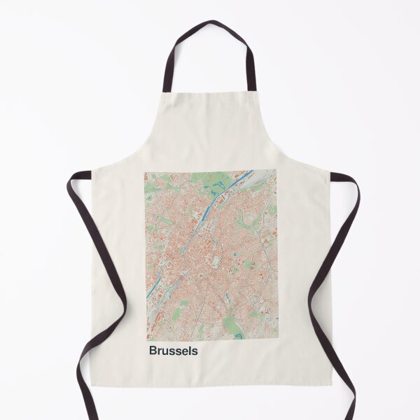 Item preview, Brussels Minimalistic Map Art designed and sold by MapsNerd.