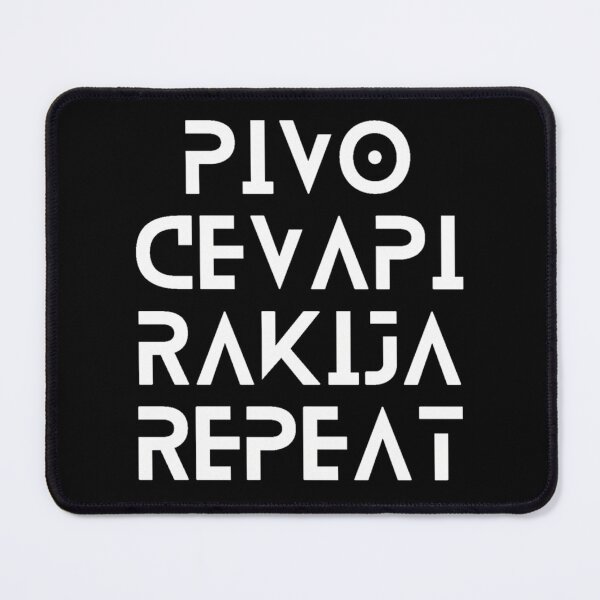 Item preview, Pivo Cevapi Rakija Repeat designed and sold by riyao-rourke.