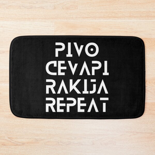 Item preview, Pivo Cevapi Rakija Repeat designed and sold by riyao-rourke.