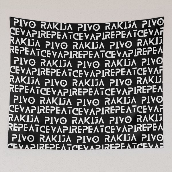 Item preview, Pivo Cevapi Rakija Repeat designed and sold by riyao-rourke.