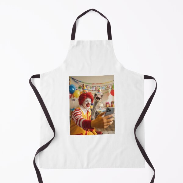 Item preview, Ronald mcdonald selfie ostrich ostrichs birthday cake memes happy Funny prank meme gift weird  designed and sold by CheeseBlueprint.