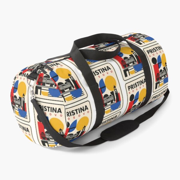 Item preview, Pristina Kosovo Bauhaus Geometric Travel Art designed and sold by riyao-rourke.
