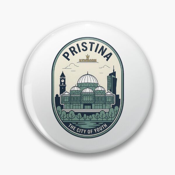Item preview, Pristina Kosovo City Of Youth Travel Badge designed and sold by riyao-rourke.