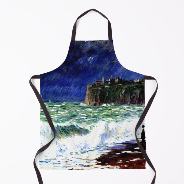Item preview, The Beach at Fécamp: A Luminous Impressionist Seascape of Normandy’s Shoreline designed and sold by artdesignsnow.