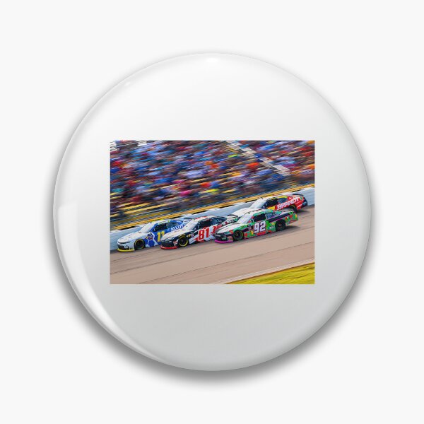 Item preview, Josh Williams Fighting With Chandler Smith Ross Chastain And Justin Allgaier In Their 2024 Nascar Racecars Abstract designed and sold by madina-carmack.