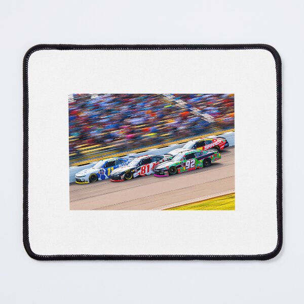 Item preview, Josh Williams Fighting With Chandler Smith Ross Chastain And Justin Allgaier In Their 2024 Nascar Racecars Abstract designed and sold by madina-carmack.
