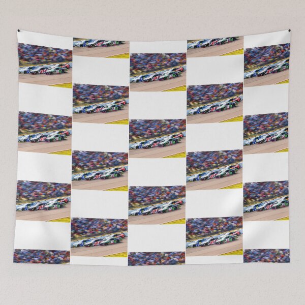 Item preview, Josh Williams Fighting With Chandler Smith Ross Chastain And Justin Allgaier In Their 2024 Nascar Racecars Abstract designed and sold by madina-carmack.