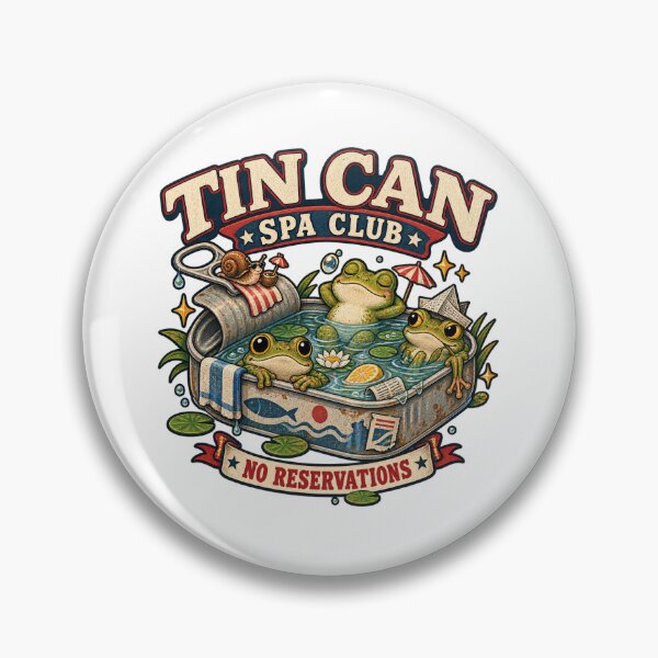 Item preview, Tin Can Spa Club Funny Frogs designed and sold by Trendy-Artistry.