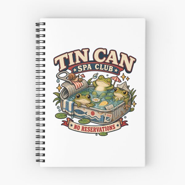 Item preview, Tin Can Spa Club Funny Frogs designed and sold by Trendy-Artistry.