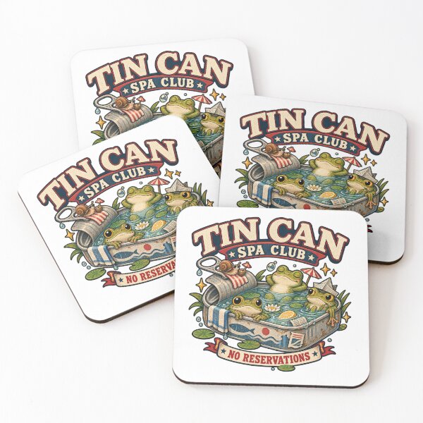 Item preview, Tin Can Spa Club Funny Frogs designed and sold by Trendy-Artistry.