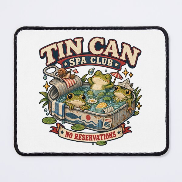 Item preview, Tin Can Spa Club Funny Frogs designed and sold by Trendy-Artistry.