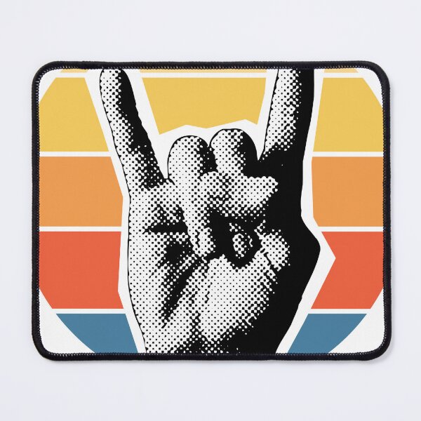 Item preview, Retro Rock On Hand Sign Sunset designed and sold by Sem34.