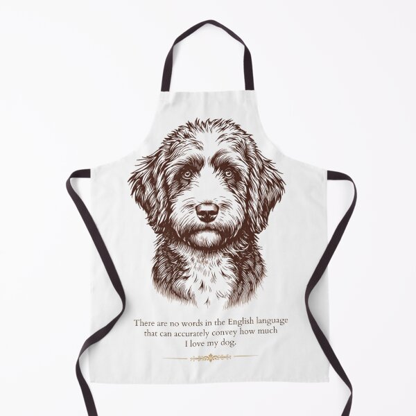 Item preview, Bernedoodle Vintage Portrait Dog Love Quote designed and sold by WaggingTailsCo.