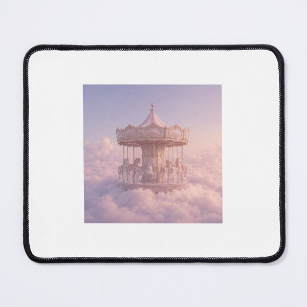 Item preview, Carousel in the Clouds – Pastel Dreamcore designed and sold by HazyElsewhere.