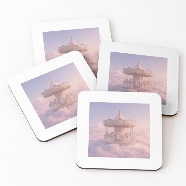 Item preview, Carousel in the Clouds – Pastel Dreamcore designed and sold by HazyElsewhere.