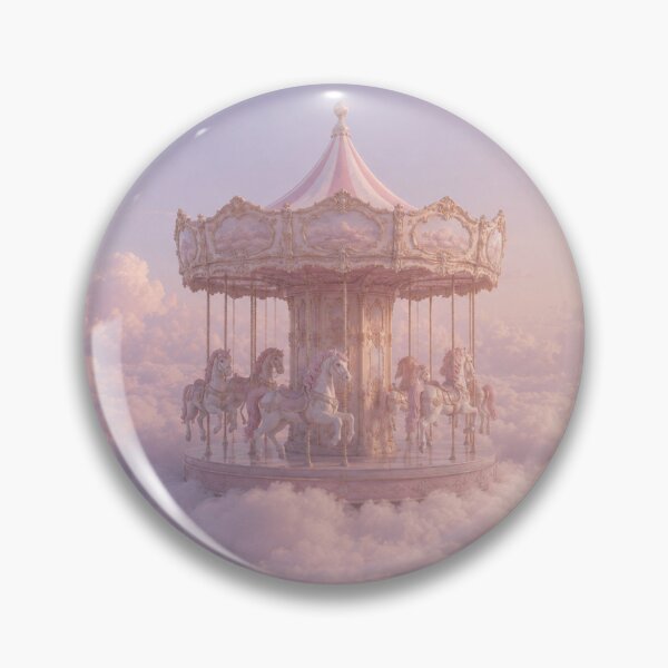 Artikelvorschau, Carousel in the Clouds – Pastel Dreamcore entworfen und verkauft von HazyElsewhere.