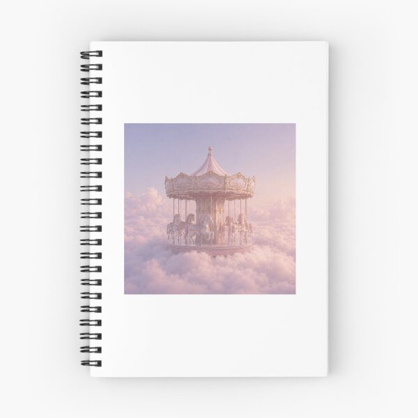 Item preview, Carousel in the Clouds – Pastel Dreamcore designed and sold by HazyElsewhere.