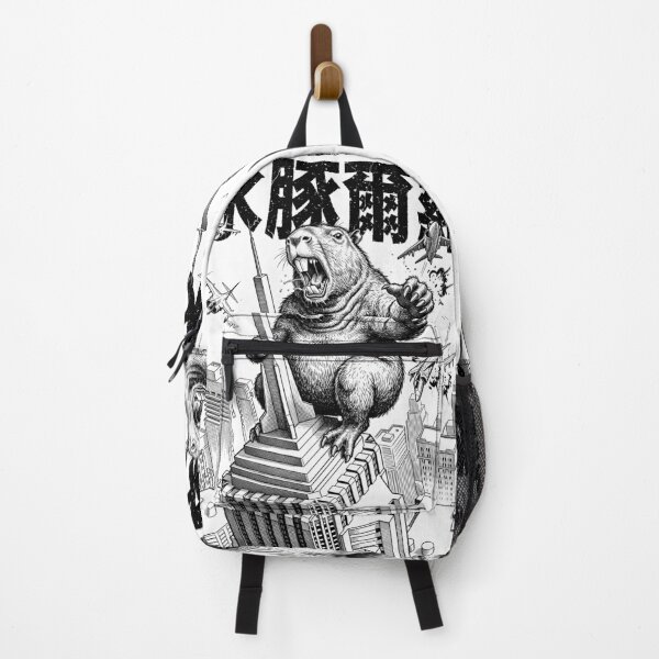 Item preview, Capyzilla Giant Monster Capybara Funny Japanese Kanji designed and sold by GrandeDuc.