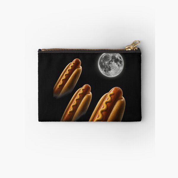 Item preview, Three Hot Dog Moon Meme Parody Funny Food Lover Humor designed and sold by BrockmeyeSB.