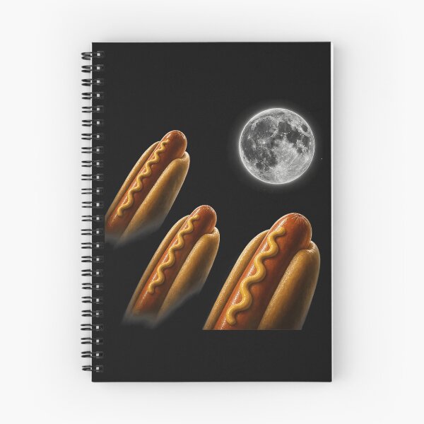 Item preview, Three Hot Dog Moon Meme Parody Funny Food Lover Humor designed and sold by BrockmeyeSB.