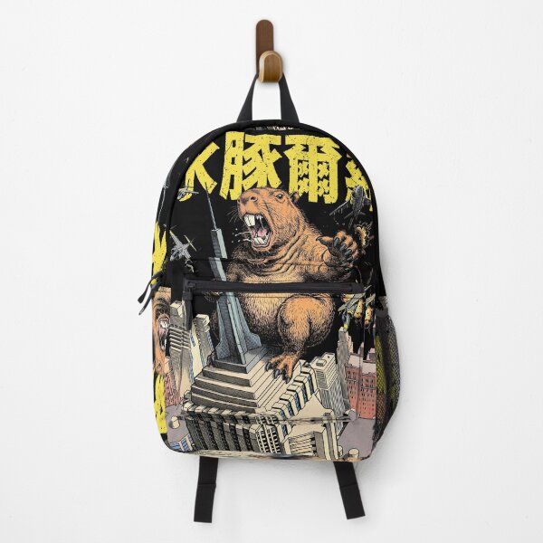 Item preview, Capyzilla Giant Monster Capybara Funny Japanese Kanji designed and sold by GrandeDuc.