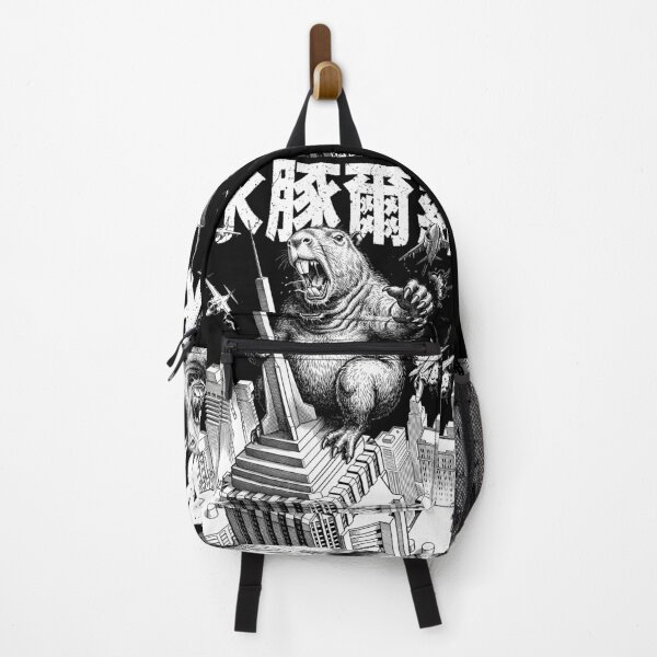 Item preview, Capyzilla Giant Monster Capybara Funny Japanese Kanji designed and sold by GrandeDuc.