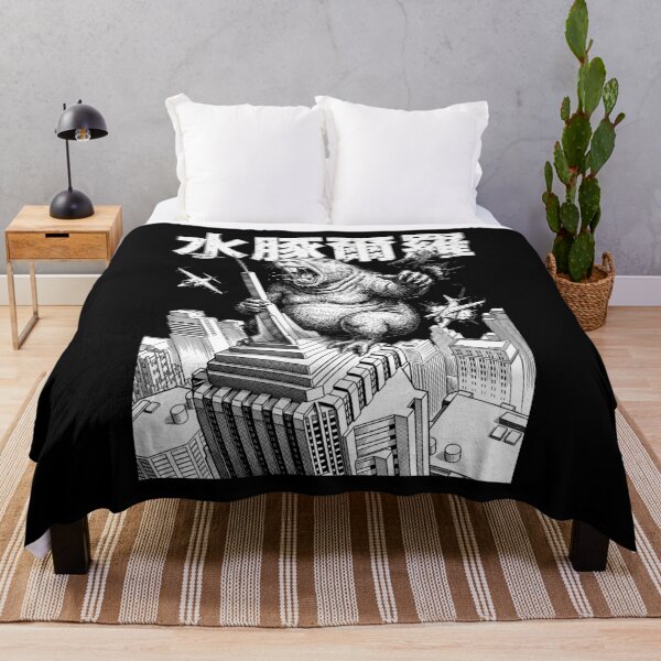 Item preview, Capyzilla Giant Monster Capybara Funny Japanese Kanji designed and sold by GrandeDuc.
