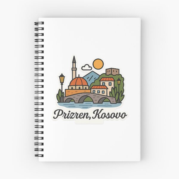Item preview, Prizren Kosovo Stone Bridge And Mosque Travel Art designed and sold by riyao-rourke.