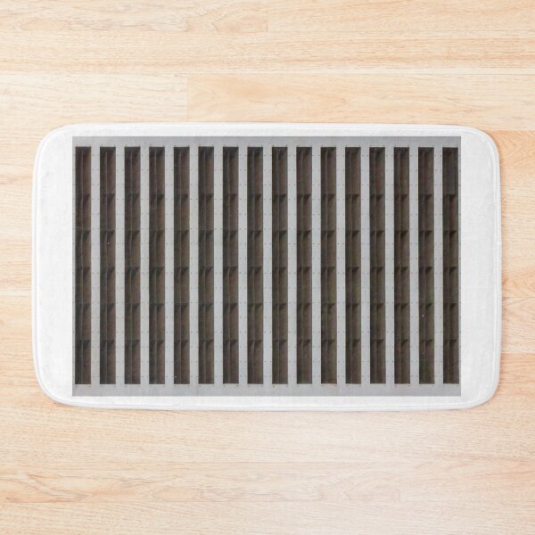 Item preview, Repetitive Vertical Ventilation Grilles on Modern Building Facade, Abstract Architectural Pattern designed and sold by Nmallia.