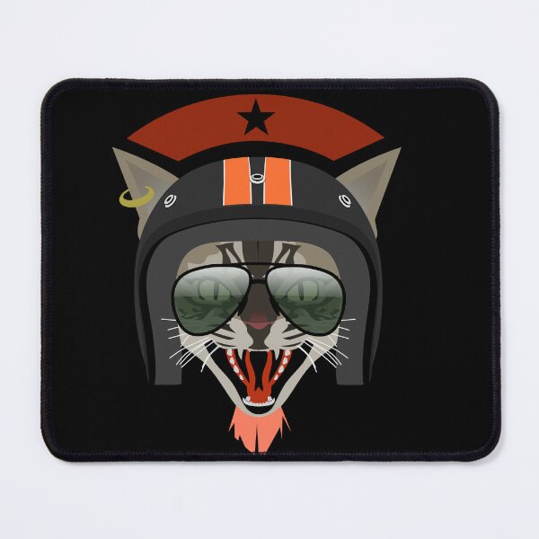 Item preview, The Biker Cat designed and sold by SUPERFIREFLY.