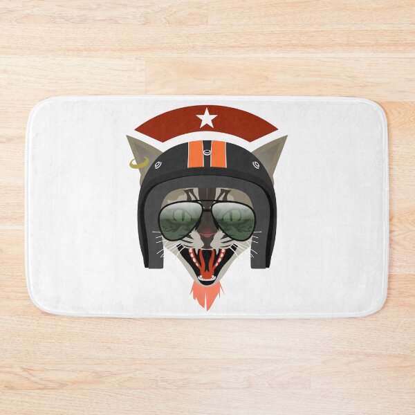 Item preview, The Biker Cat designed and sold by SUPERFIREFLY.