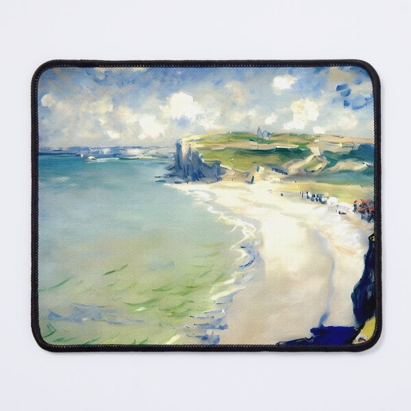 Item preview, The Beach at Pourville: A Luminous Impressionist Seascape designed and sold by artdesignsnow.
