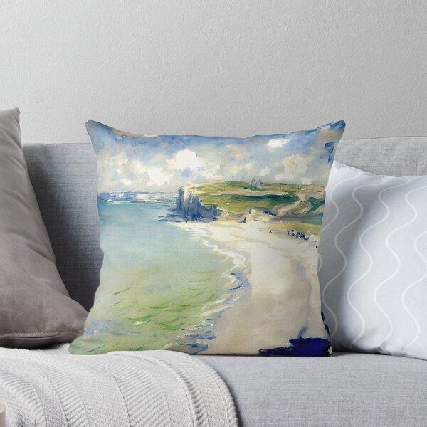 Item preview, The Beach at Pourville: A Luminous Impressionist Seascape  designed and sold by artdesignsnow.