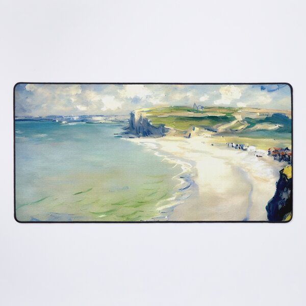 Item preview, The Beach at Pourville: A Luminous Impressionist Seascape designed and sold by artdesignsnow.