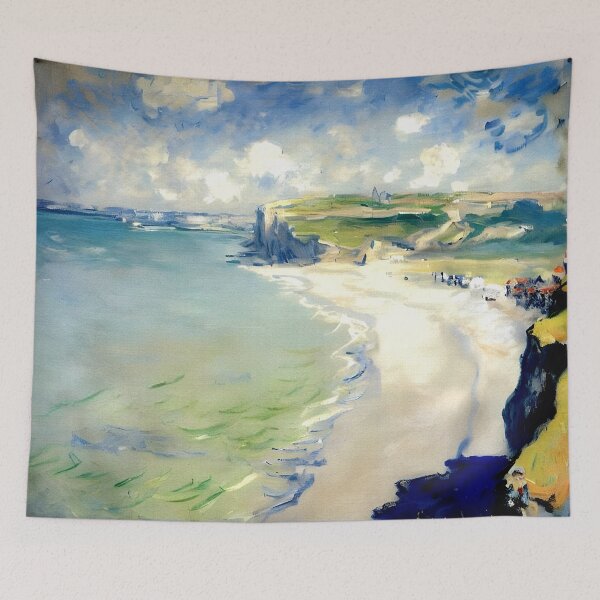 Item preview, The Beach at Pourville: A Luminous Impressionist Seascape  designed and sold by artdesignsnow.