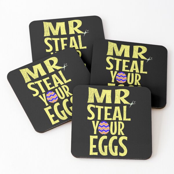 Item preview, Mr Steal Your Eggs Happy Easter Egg Hunt Funny Cute Decorated Eggs Easter Bunny designed and sold by eiliyahm-cclur.