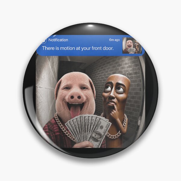 Item preview, There Is Motion At Your Front Door Doorbell Camera Meme Funny Home Security Notification Unexpected Visitor designed and sold by BrockmeyeSB.