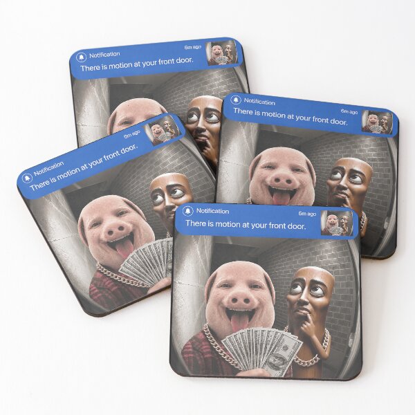 Item preview, There Is Motion At Your Front Door Doorbell Camera Meme Funny Home Security Notification Unexpected Visitor designed and sold by BrockmeyeSB.