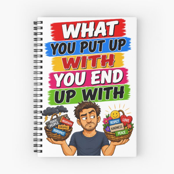 Item preview, What You Put Up With You End Up With designed and sold by KLERIKSTORE.