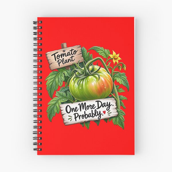 Item preview, One More Day. Probably. | Funny Tomato Garden Design designed and sold by Julie Leisure Gardening.