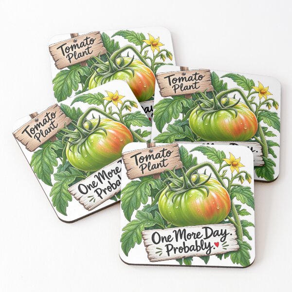 Item preview, One More Day. Probably. | Funny Tomato Garden Design designed and sold by Julie Leisure Gardening.