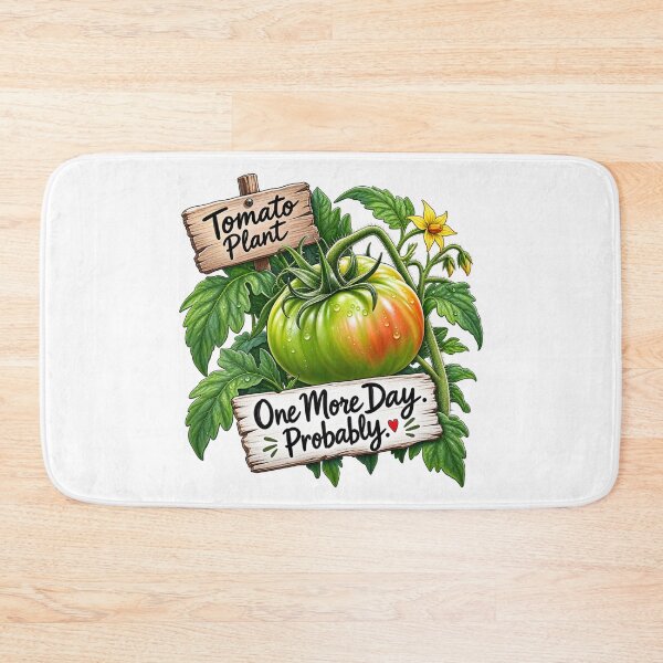 Item preview, One More Day. Probably. | Funny Tomato Garden Design designed and sold by Julie Leisure Gardening.