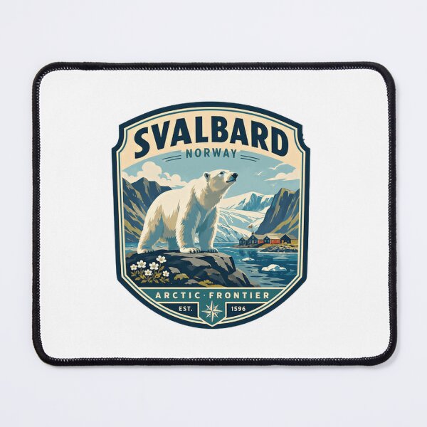 Item preview, Svalbard Norway Arctic Frontier Est 1596 Polar Bear Travel Adventure designed and sold by Simsimah26Parks.